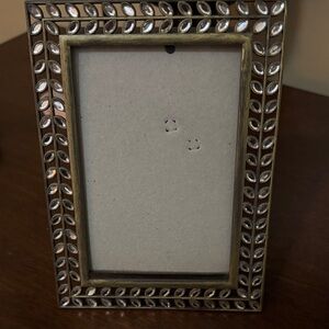 Elegant Silver and Gold Photo Frame